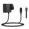 15V for Philips Shaver Chager HQ8505 Cable UK for Series 5000, 7000, 9000 Beard Trimmer S5465, S3233, BT5502, BT9810, MG7790 MG7750 Electric Razor Aquatouch UKCA Power Lead(Light/Brush) view 1
