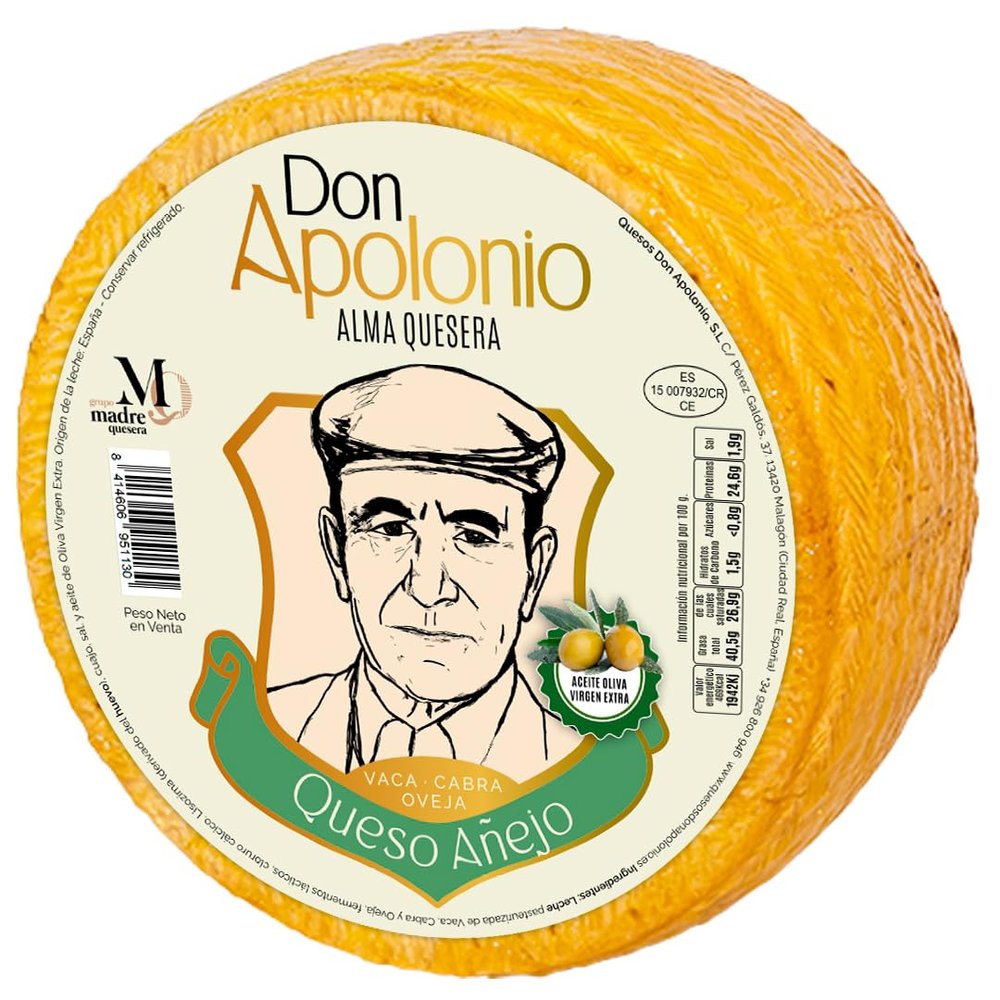 Abuelo APPOLONIO ANEJO cheese in olive oil, approx. 2 kg.