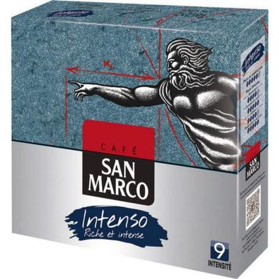 SAN MARCO Caf Moulu Intenso N9 - 250 g x2