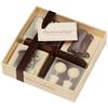 Choc On Choc Chocolate 4-Piece Garden Gift Set 85g | Handmade Belgian Chocolate | Includes Topiary Ball Trees, Wellies, Fork & Spade, Garden Shed | Unique Gift for Gardeners | Made in the UK view 1