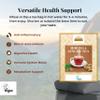 Ausha Moringa Ginger Tea Bags - 20 Bags - Caffeine Free - Digestion, Immunity - Source of Protein, Amino Acids, Antioxidants, Dietary Fibre, Vitamins & Minerals - Moringa tea Bags view 2