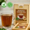 Ausha Moringa Ginger Tea Bags - 20 Bags - Caffeine Free - Digestion, Immunity - Source of Protein, Amino Acids, Antioxidants, Dietary Fibre, Vitamins & Minerals - Moringa tea Bags view 3