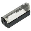 vhbw Replacement Shaver Foil compatible with Braun System 1, 2, 3 Electric Shaver - with Frame, black/silver view 1