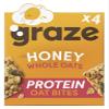 Graze Honey Protein Oat Bites, 120 g view 1