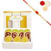 Ghasitaram Gifts Rakhi Gifts for Brothers Sugarfree Assorted Moons Box 200 GMS with Beads Rakhi view 1