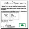 Ghasitaram Gifts Rakhi Gifts for Brothers Rakhi Gifts Natural Fruit Assorted Sugarfree Sweets White Box with Beads Rakhi view 2