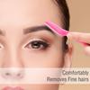 12 Pieces Eyebrow Razor Shaper Shavers Trimmers for Women and Men Face Hair Removers (Pink, Yellow, Blue) view 4