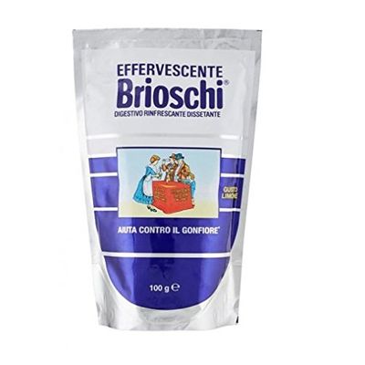 brioschi Lime Refreshing Digestive Dissolving with Lemon Flavour 100 g