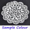 1 x Simply Heaven Edible Cake Lace 40 Colours Made from mat 23 (Pearlescent White) view 2