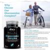 Glucosamine and Chondroitin High Strength Complex - 90 Glucosamine Sulphate Capsules - with Turmeric, MSM, Vitamin C, Zinc & Ginger - Joint Care Supplements for Men & Women - Nu U Nutrition view 3