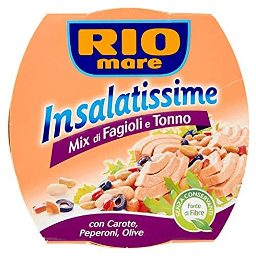 3X Rio Mare Insalatissime Fagioli e Tonno Mix of Beans and Tuna 160g Ready Food Tuna Salad