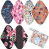 6PCS Extra Large 14 Inch Cloth Menstrual Pads for Night, Washable Sanitary Towels Heavy Flow Reusable Pads for Postpartum Nursing Pads (XL 14inch) view 1