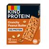 KIND Protein Bars, Gluten Free Snack Bars, Crunchy Peanut Butter, High Fibre, Healthy Snack, Source of Protein, No Artificial Colours, Flavours or Preservatives, Multipack 12 x 50g view 1