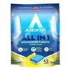 Astonish All In 1 Powerful Cleaning Dishwasher Tablets with Salt and Rinse Aid, Pack of 42 Tablets, Lemon Fresh view 1
