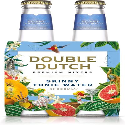 Double Dutch Skinny Tonic Water, 4 x 200ml