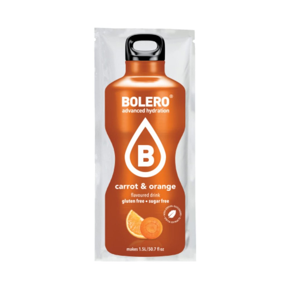 Bolero Classic Powder Sachet, 9 g, Carrot/Orange, 24-Count