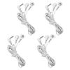 4 Count TENS Wires 3.5mm Plug to 3.5mm Snap Electrode Wires for TENS Unit Electrodes Lead Wires for TENS view 1