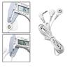 4 Count TENS Wires 3.5mm Plug to 3.5mm Snap Electrode Wires for TENS Unit Electrodes Lead Wires for TENS view 4