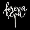 Acrylic Foreva Eva Cake Topper for Wedding, Engagement, Brial Shower Party Decorations (Silver) view 2