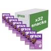 Graze - Cocoa Vanilla Oat Boost Bars Snacks - Vegetarian Snacks with Whole Oats and Natural Flavours - 8x4 snack bars - Total of 32 snacks view 1