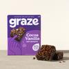 Graze - Cocoa Vanilla Oat Boost Bars Snacks - Vegetarian Snacks with Whole Oats and Natural Flavours - 8x4 snack bars - Total of 32 snacks view 3