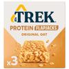 JB's TREK High Protein Flapjack Original Oat - Gluten Free - Plant Based - Vegan Snack - 50g x 3 bars view 1