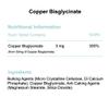 Copper Bisglycinate 3mg x 120 Tablets (Bioavailable Chelated Form) by Phoenix Nutrition view 4