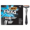 BIC Flex 4 Titanium Sensitive Disposable Razors For Men, For a Smooth, Ultra-Close and Comfortable Shave, 10 Piece DIsposable Razor Set with 4 Blades view 1