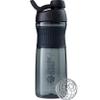 BlenderBottle Sportmixer | Protein Shaker cup | Diet Shaker | Water Bottle | with BlenderBall | 820ml - black/black view 1