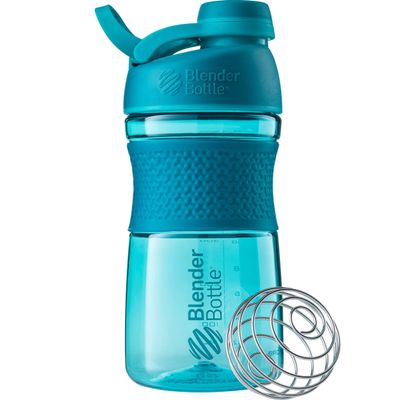 BlenderBottle Sportmixer | Protein Shaker cup | Diet Shaker | Water Bottle | with BlenderBall | 820ml - teal