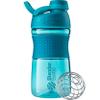 BlenderBottle Sportmixer | Protein Shaker cup | Diet Shaker | Water Bottle | with BlenderBall | 820ml - teal view 1