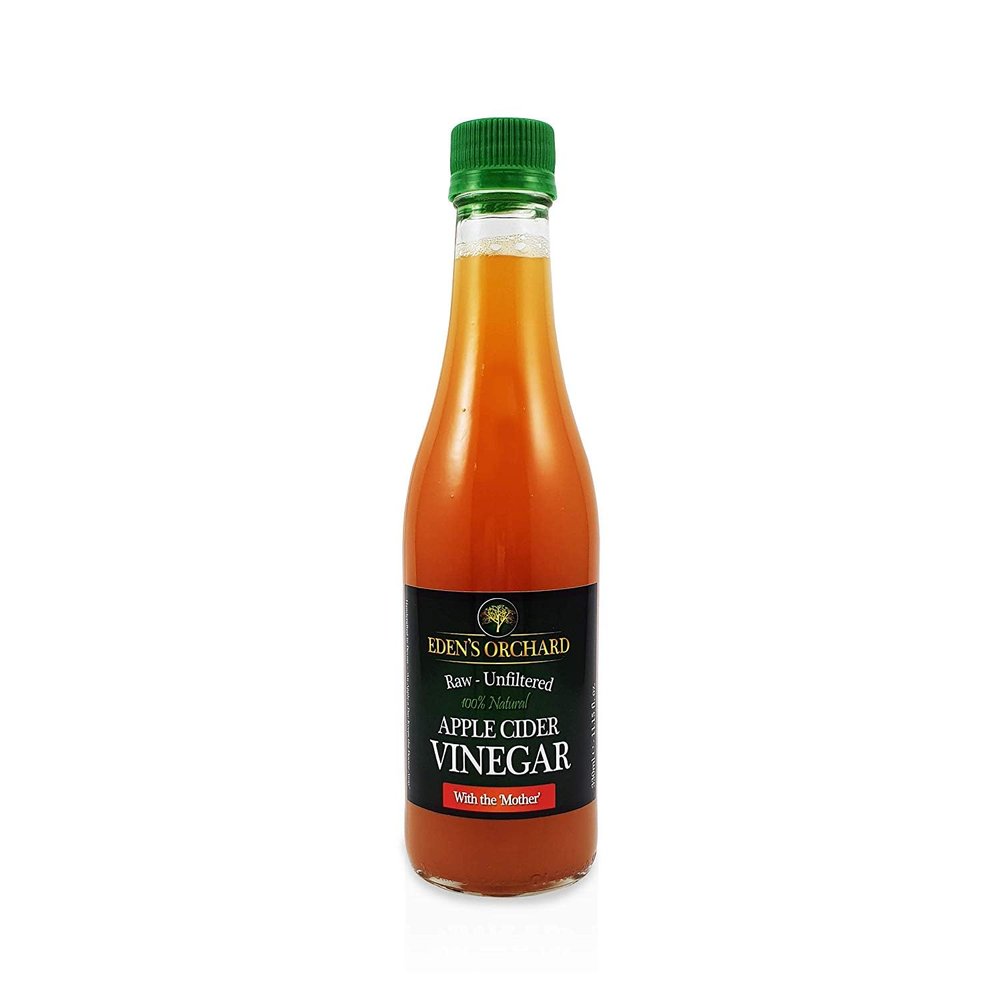 Apple Cider Vinegar with the Mother - Raw and Unfiltered - 330ml Glass Bottle - 11.6 fl. oz.