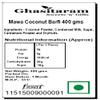 Ghasitaram Gifts Rakhi Gifts for Brothers Rakhi Sweets - Mawa Coconut Barfi 400 GMS with Beads Rakhi view 2