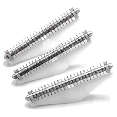 vhbw 3x cutter block compatible with Remington MS3-3000, MS3-3500, MS3-2700, MS3-1700, MS3-2000, MS3-0004, MS3-1000 Razor, Shaver, Trimmer Silver