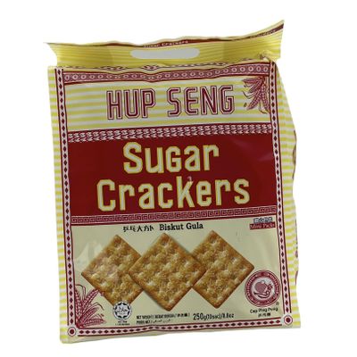 Hup Seng Sugar Crackers 250g (628MART) (1 Pack)