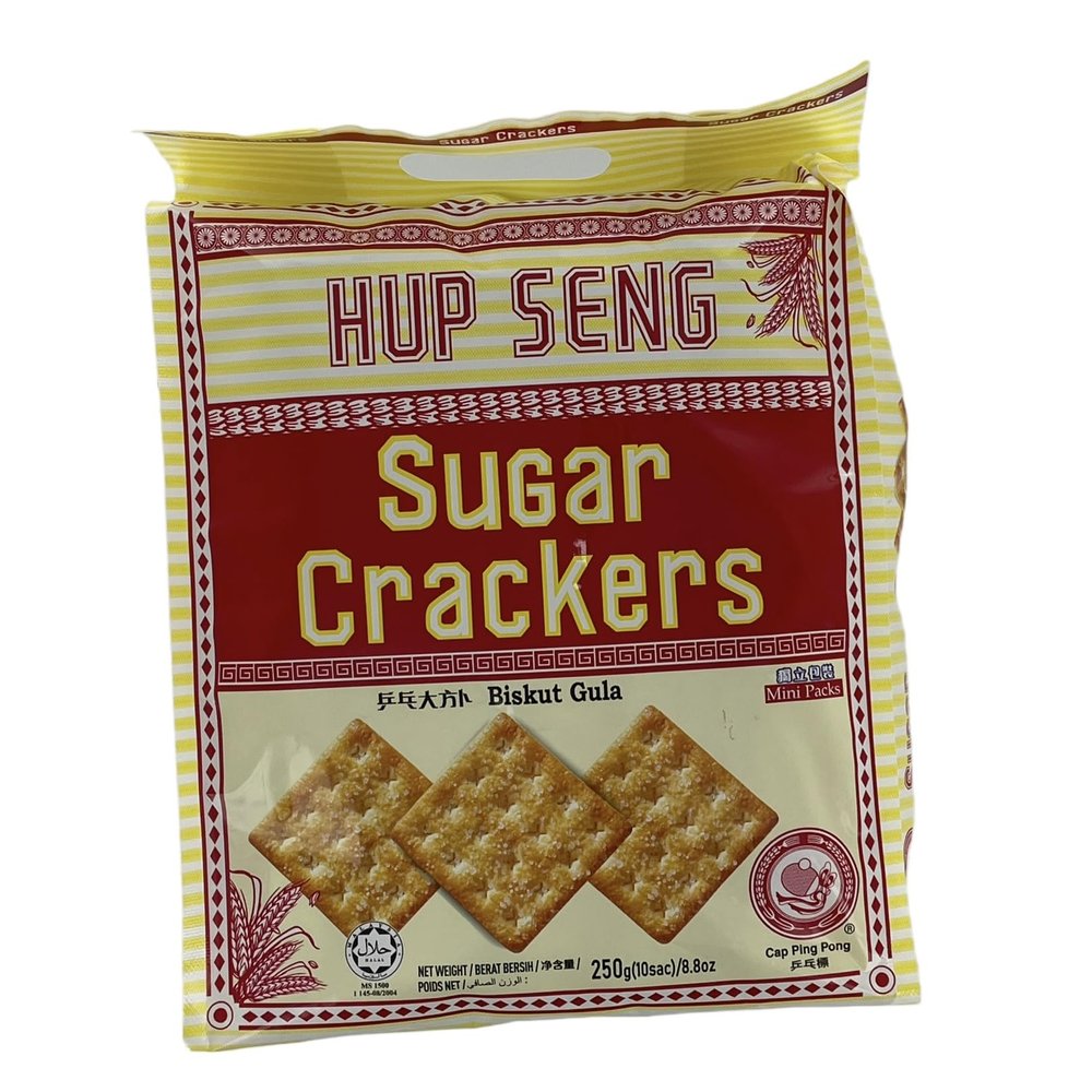 Hup Seng Sugar Crackers 250g (628MART) (1 Pack)