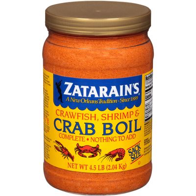 Zatarains Crawfish Shrimp & Crab Boil Catering Size Tub 2.04kg