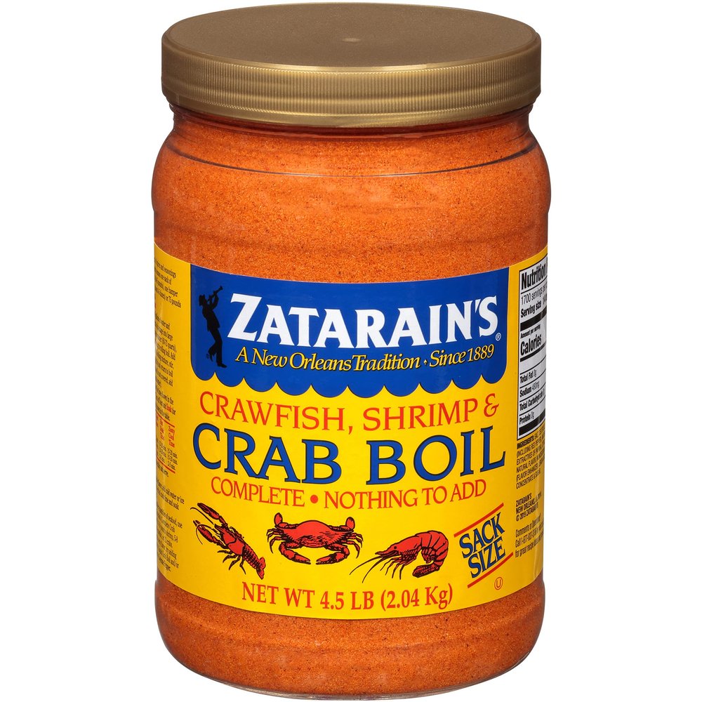 Zatarains Crawfish Shrimp & Crab Boil Catering Size Tub 2.04kg