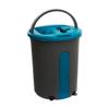 2 in 1 mechanical bucket with mop pads view 2