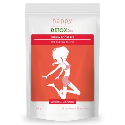 Energy Boost Tea - Happy Detox Tea - 28 teabags - 4 Weeks Programme