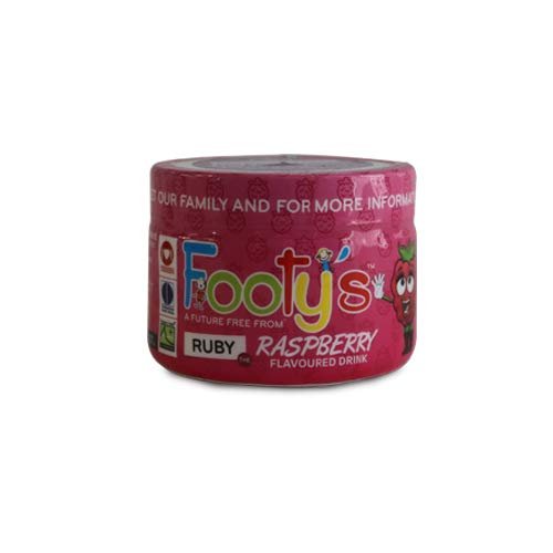 Footys Flavoured Drink Powder Raspberry (sugar free) Keto, Banting cold drink