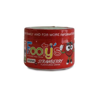 Footys Flavoured Drink Powder Strawberry (sugar free) Keto, Banting cold drink