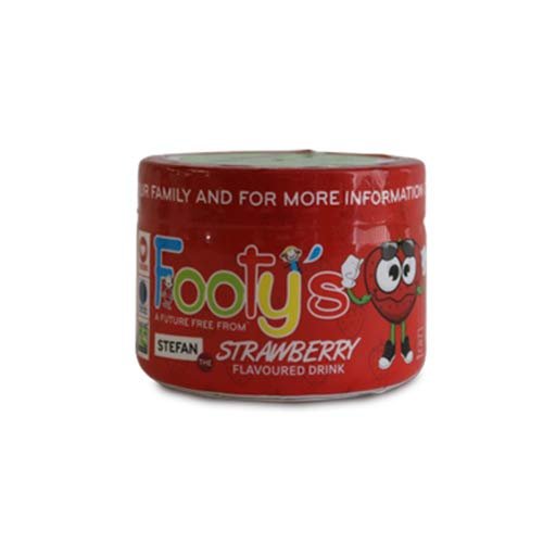 Footys Flavoured Drink Powder Strawberry (sugar free) Keto, Banting cold drink