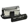 vhbw 1x cutter block, 1x shaving foil with frame compatible with Braun T, Synchron S de Luxe Razor, Shaver, Trimmer - Combo-Pack Black Silver view 1