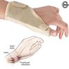 SOLACE CARE High Performance Aluminium Thumb Brace 2PCS(Pair) | Thumb Stabilizer with Metal Splint & Adjustable Wrist Strap Work for Injury Supporting | Fracture (Beige, Medium) view 3