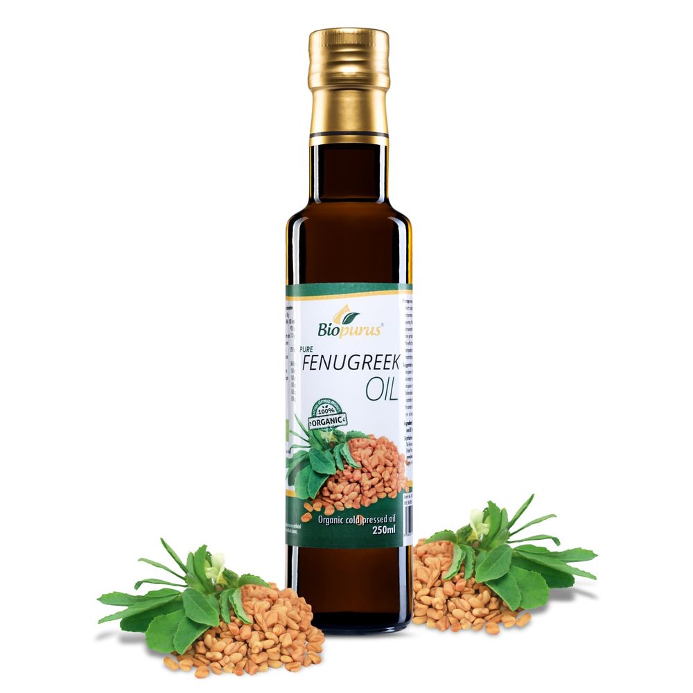 Biopurus Certified Organic Cold Pressed Fenugreek Seed Oil 250ml