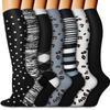 Aoliks Medical Compression Socks for Women & Men, Support Knee High Socks for Running,Nurses,Travel view 1