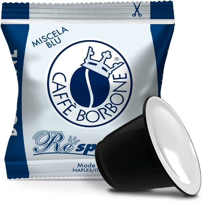Borbone 200 Mixed Resin Capsules Blue Compatible with Nespresso Machines - Caf Diem ...