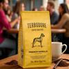 Terbodore | French Vanilla Ground Coffee | 250g Bag | Delicious Vanilla Flavour | Subtle Aroma | Premium Grade | Filter | Medium Roast | Home or Cafe | French Vanilla Ground Coffee view 2