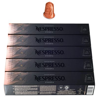 50 X Nespresso Master Origin Ethiopia Coffee Capsules